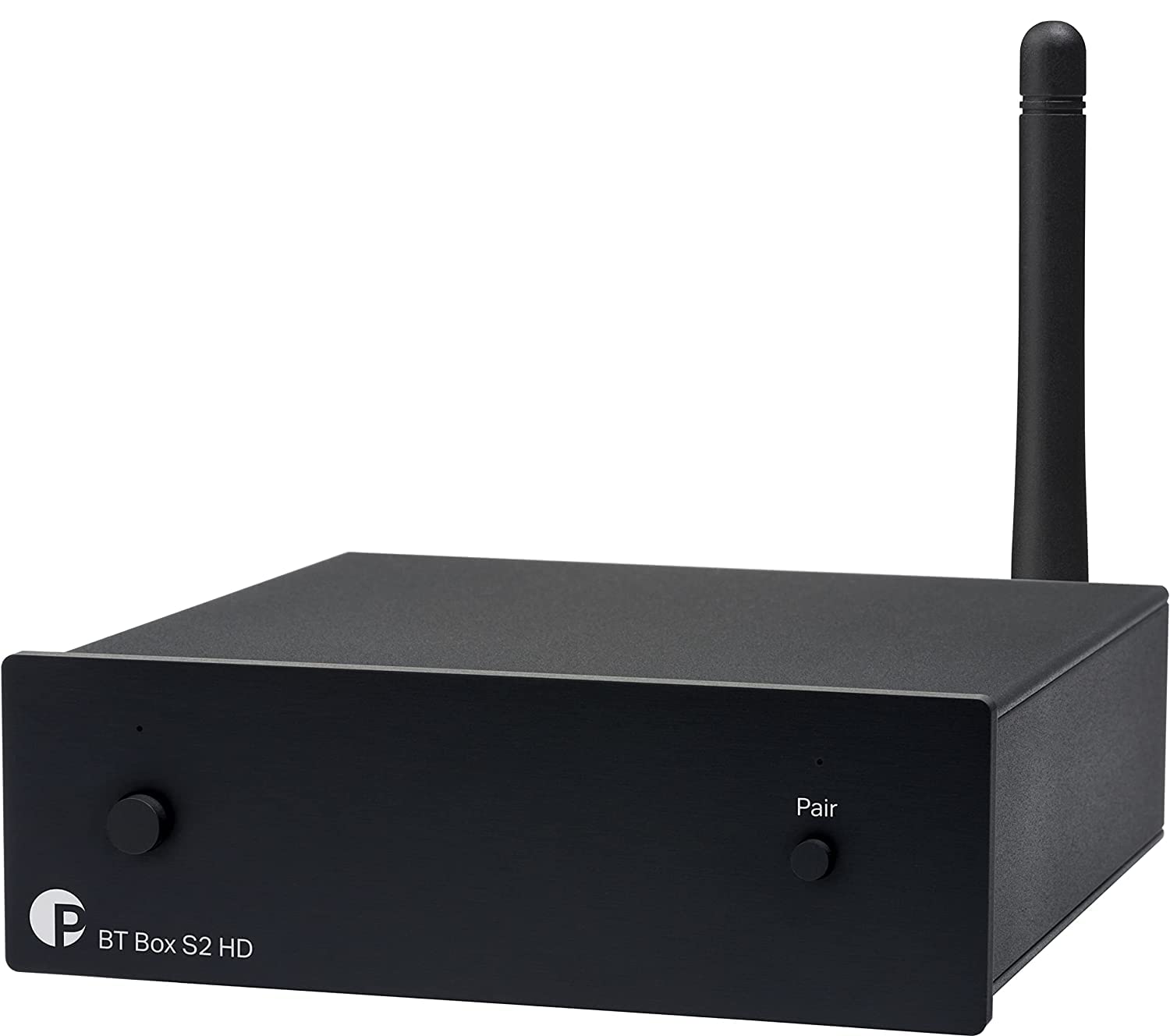 Pro-Ject BT Box S2 HD, Audiophiler hochauflösender Bluetooth 5.0 Empfänger, unterstützt aptX-HD, Schwarz