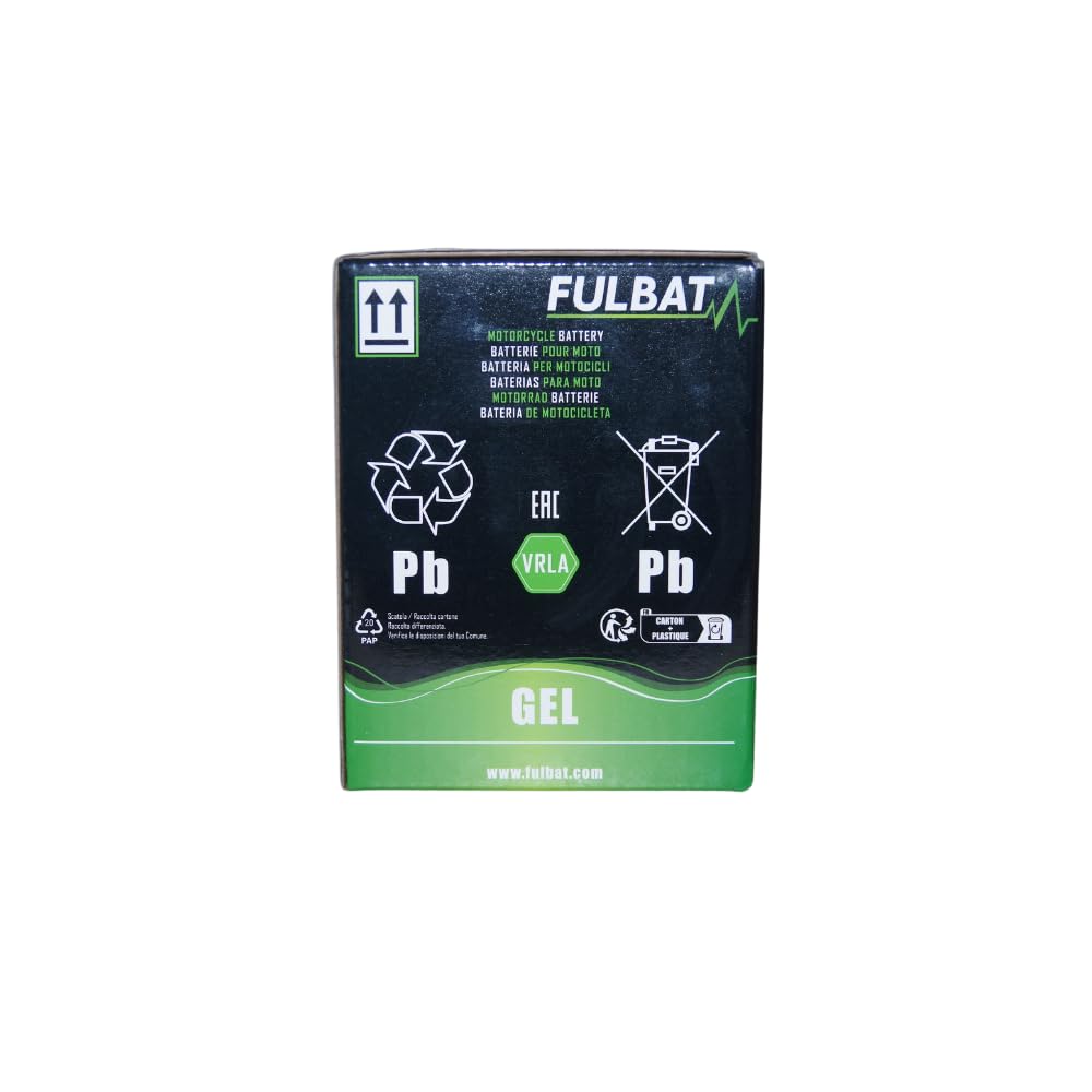 Fulbat Batería de moto Fulbat GEL FTZ12S / YTZ12S 12 V 11,6 Ah 210 A