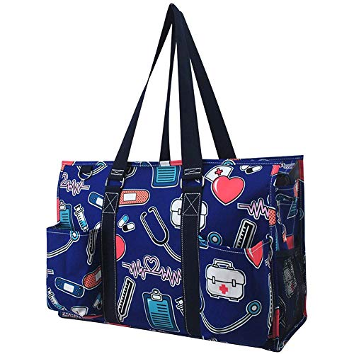 NGIL All Purpose Organizer 18" Large Utility Tote Bag 2019 Spring Collection (Nurse Navy)2