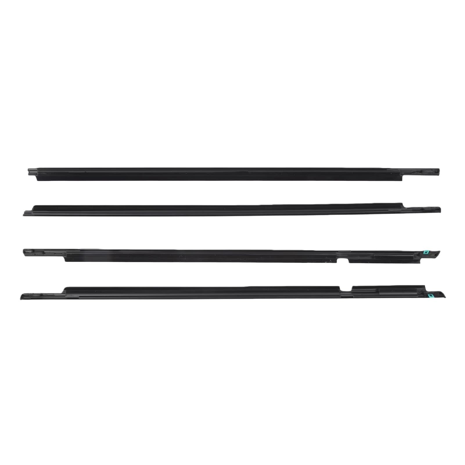 Car Window Weather Strip 4Pcs Car Window Weatherstrip Seal Belt Molding Trim 75711-60061 for Land for Cruiser for Prado for 120 Series 2003-2009
