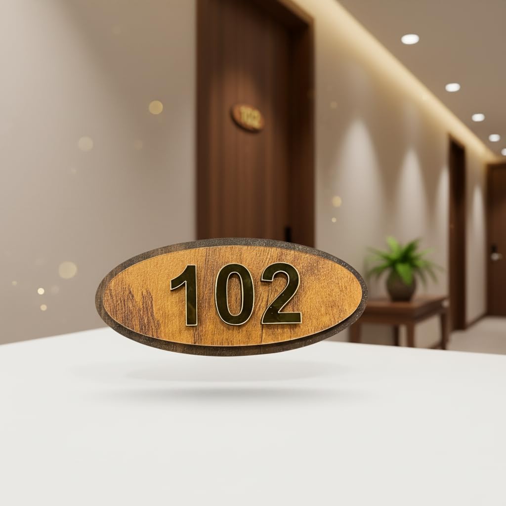 Customized Name Plate for Door Entrance Outdoor | Personalized Housewarming Gifts & Home Decor | Water Proof Name Plate for House | Affordable & Unique Number Plates and Art Name Plaques — Amazon image 5