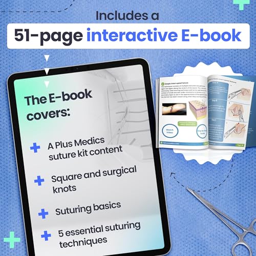 A Plus Medics NEW 2019 MODEL Complete Suture Practice Kit For Medical Students W/How-To Suture Hd Video Course thumb #4