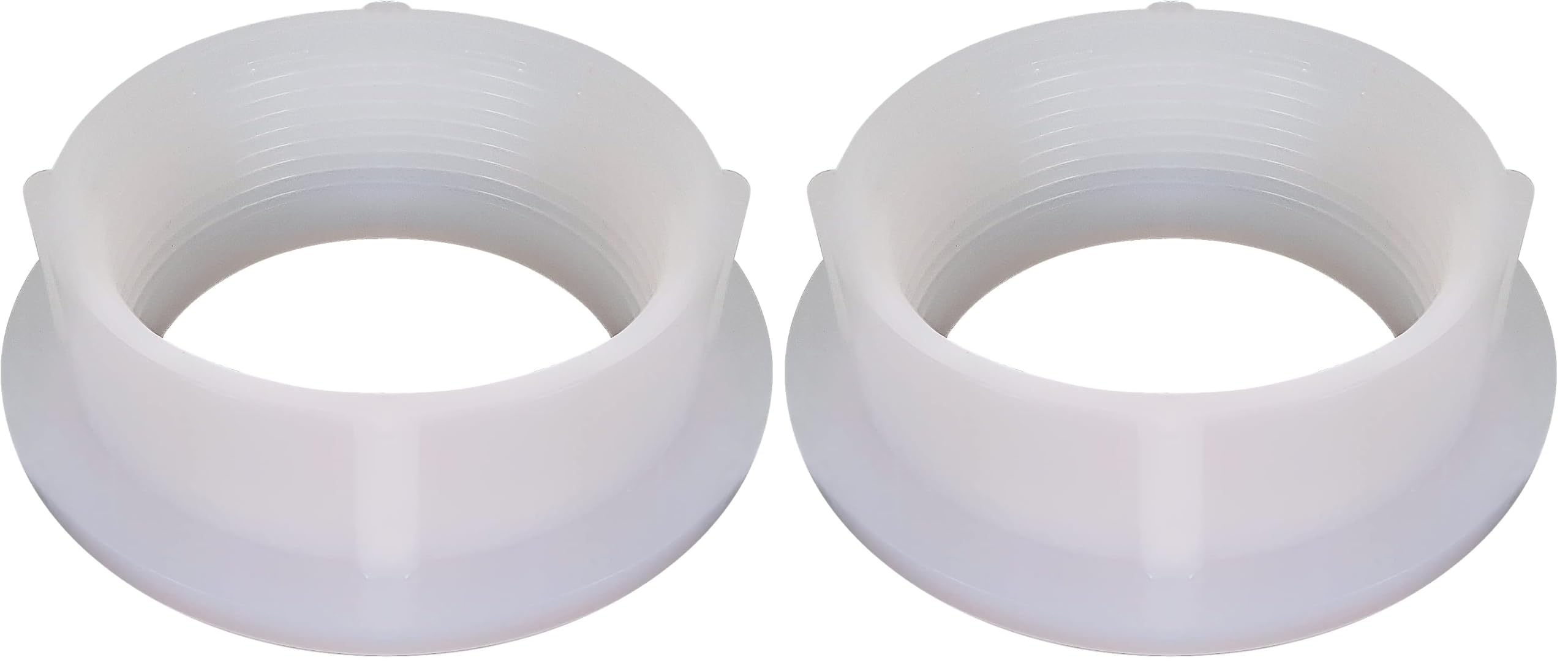 Icon 14391 Spin Fitting, Raised, 2" FPT, White (Pack of 2)