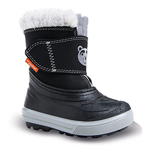 DEMAR Kinder Winterstiefel mit Wolle gefüttert Bear (28/29,...