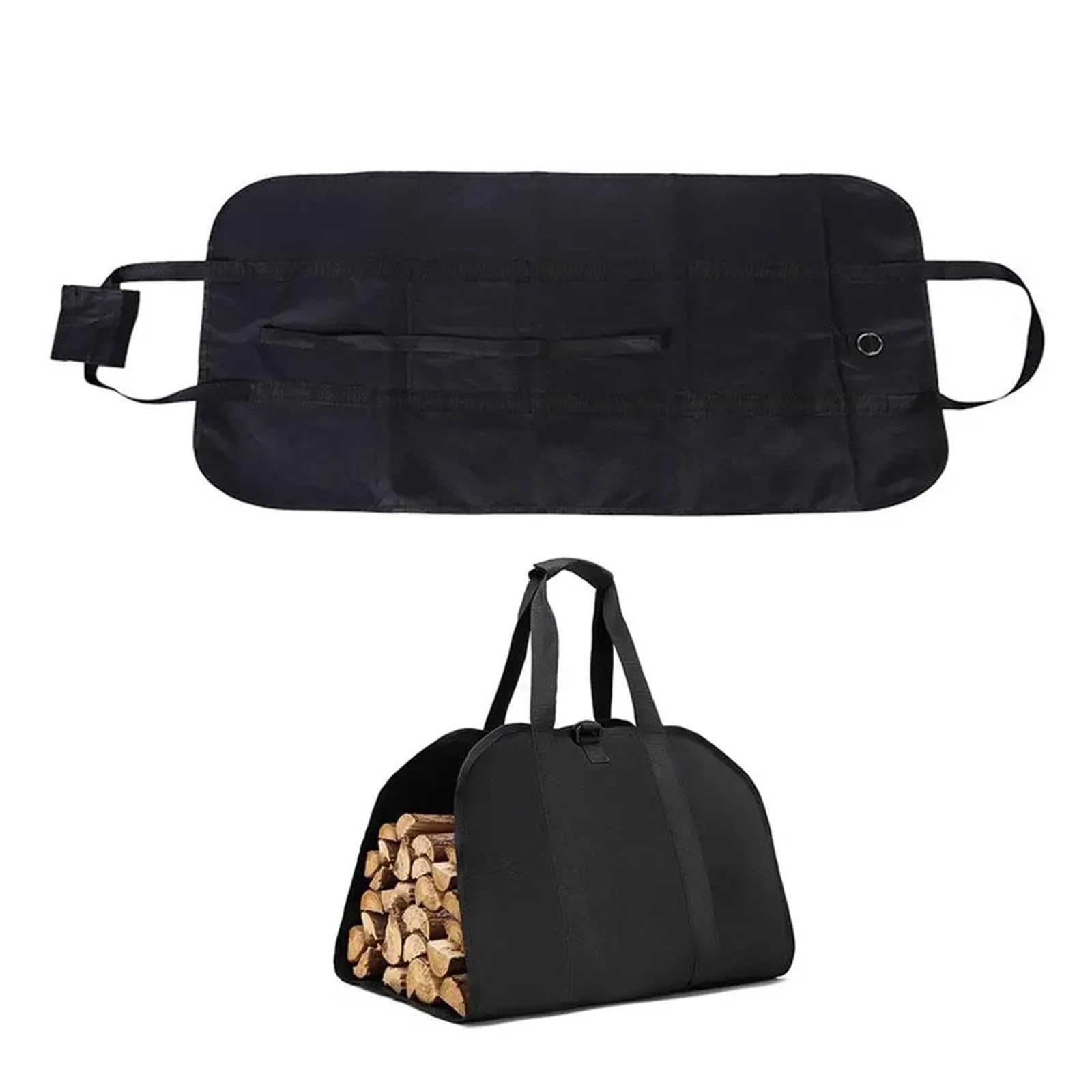 Tote Firewood Storage Bag Supplies Supersized Canvas Carrier Log Carrying Handbags Wood For Fireplace For Wood