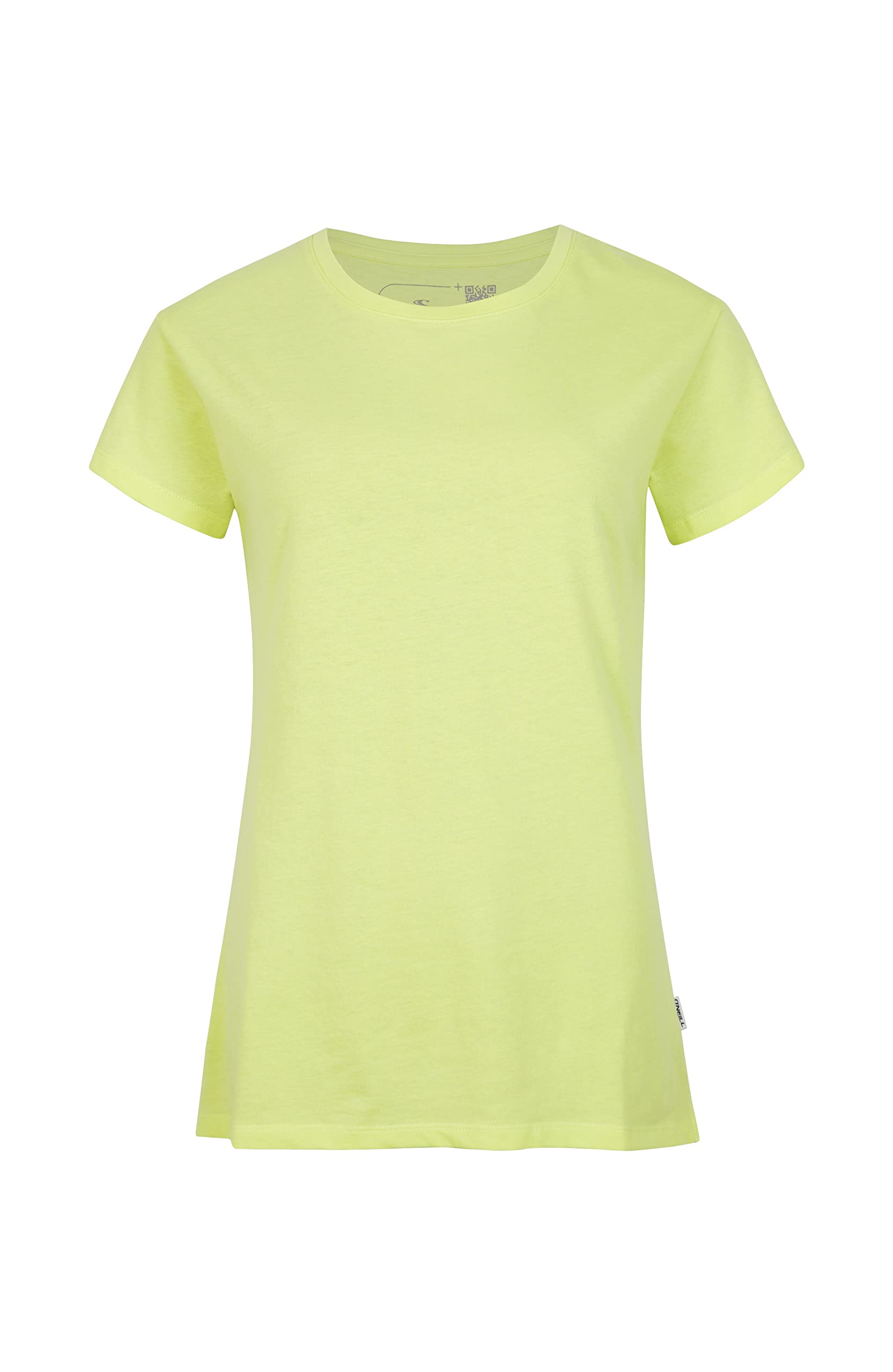 O'NEILL Essentials Women's T-Shirt 12014 Sunny Lime, Regular T-Shirt, 12014 Sunny Lime, X-Large/XX-Large