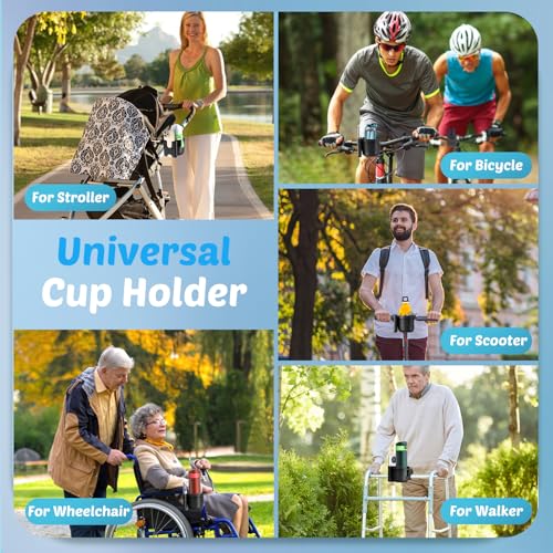 Guiseapue Cup Holder for Walker: Stroller Cup Holder