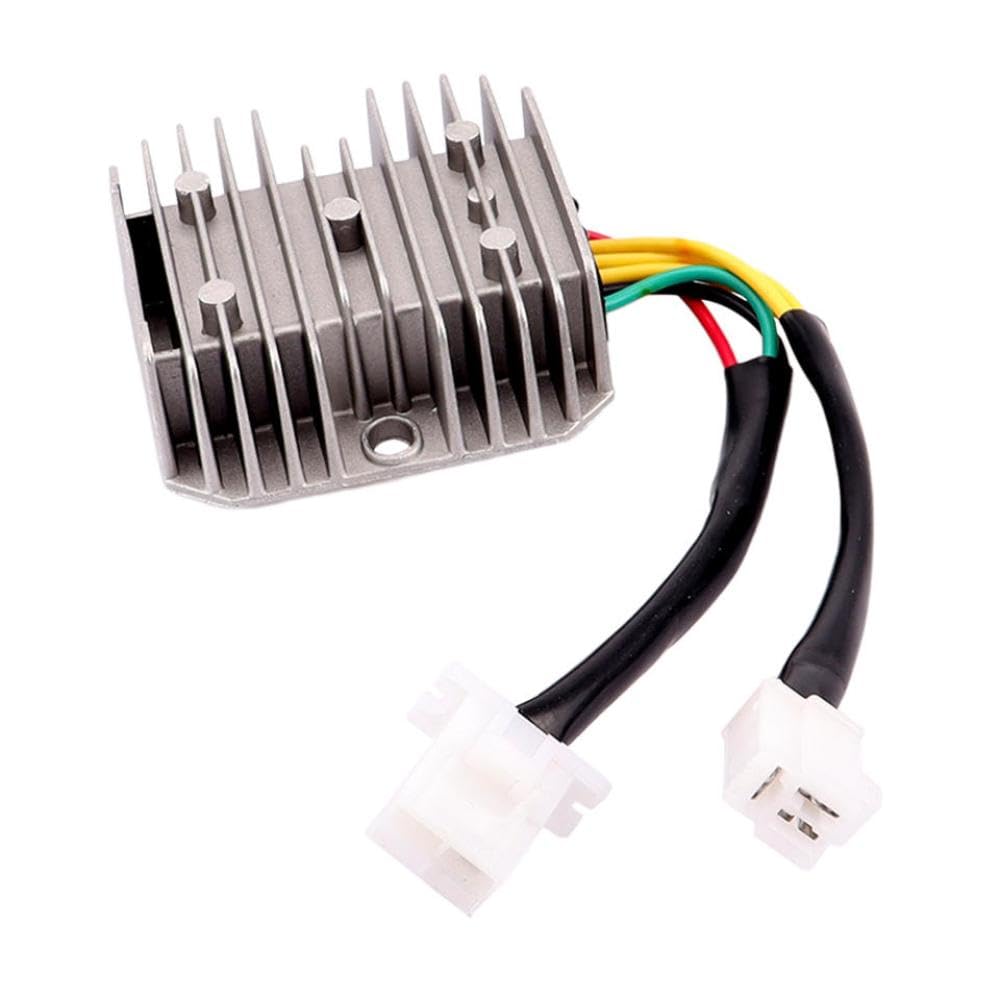 Redresseur de régulateur de Tension 12V, 6 Fils, Compatible avec GY6 50cc 125cc 150cc 250cc, cyclomoteur ATV et Motos similaires