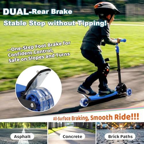 CALCHELE Foldable 3-Wheel Scooter
