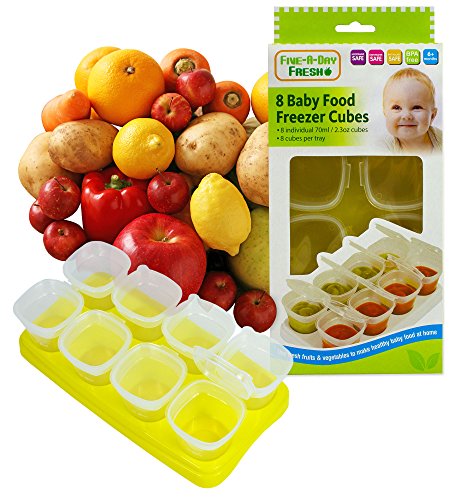 Baby Weaning Food Freezing Cubes Tray Pots Freezer Storage Containers BPA Free