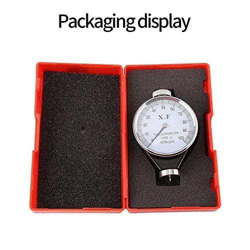 Gummihärteprüfer, Shore Typ A/O/D Gummireifen Durometer Härteprüfer Messgerät 0-100 HA(D)