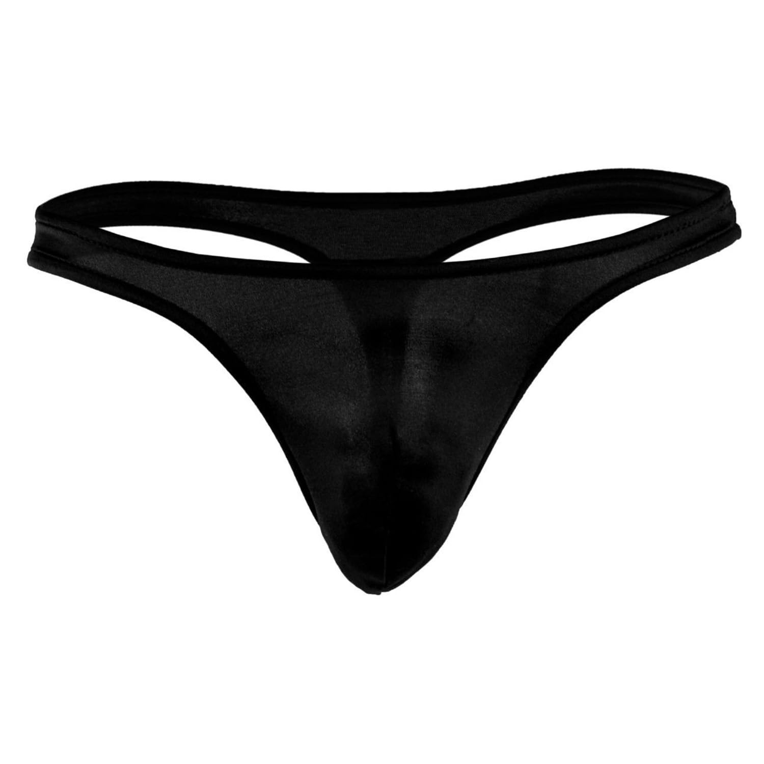 tress loom Men’s Thongs Underwear | Low Rise Sexy G-String Briefs with Soft Stretch Fabric, Lightweight & Comfortable Innerwear(Black,L) ML-07076-picture-26