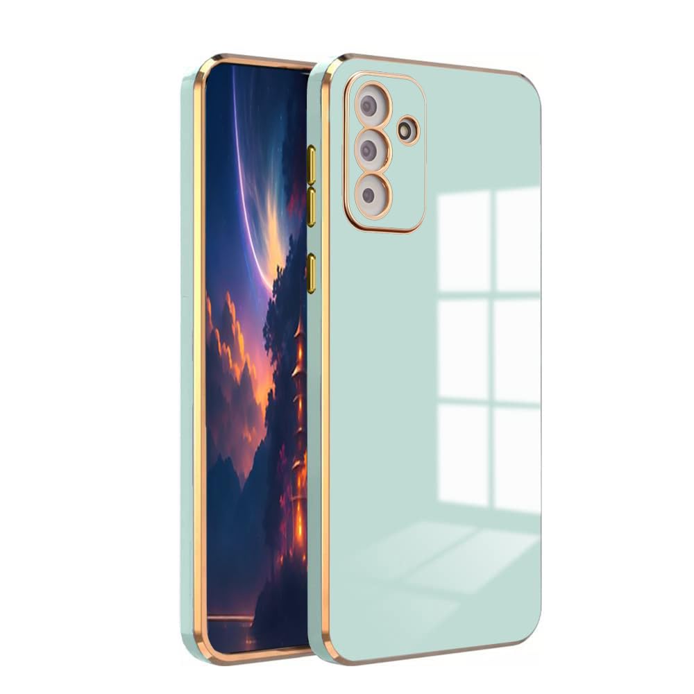 V-TAN Electroplated Chrome 6D with Camera Protection| Slim Shockproof | Soft TPU | Back Cover Compatible with Samsung A35 5G (Green) (B0D91THNY5) Amazon Price History, Amazon Price Tracker