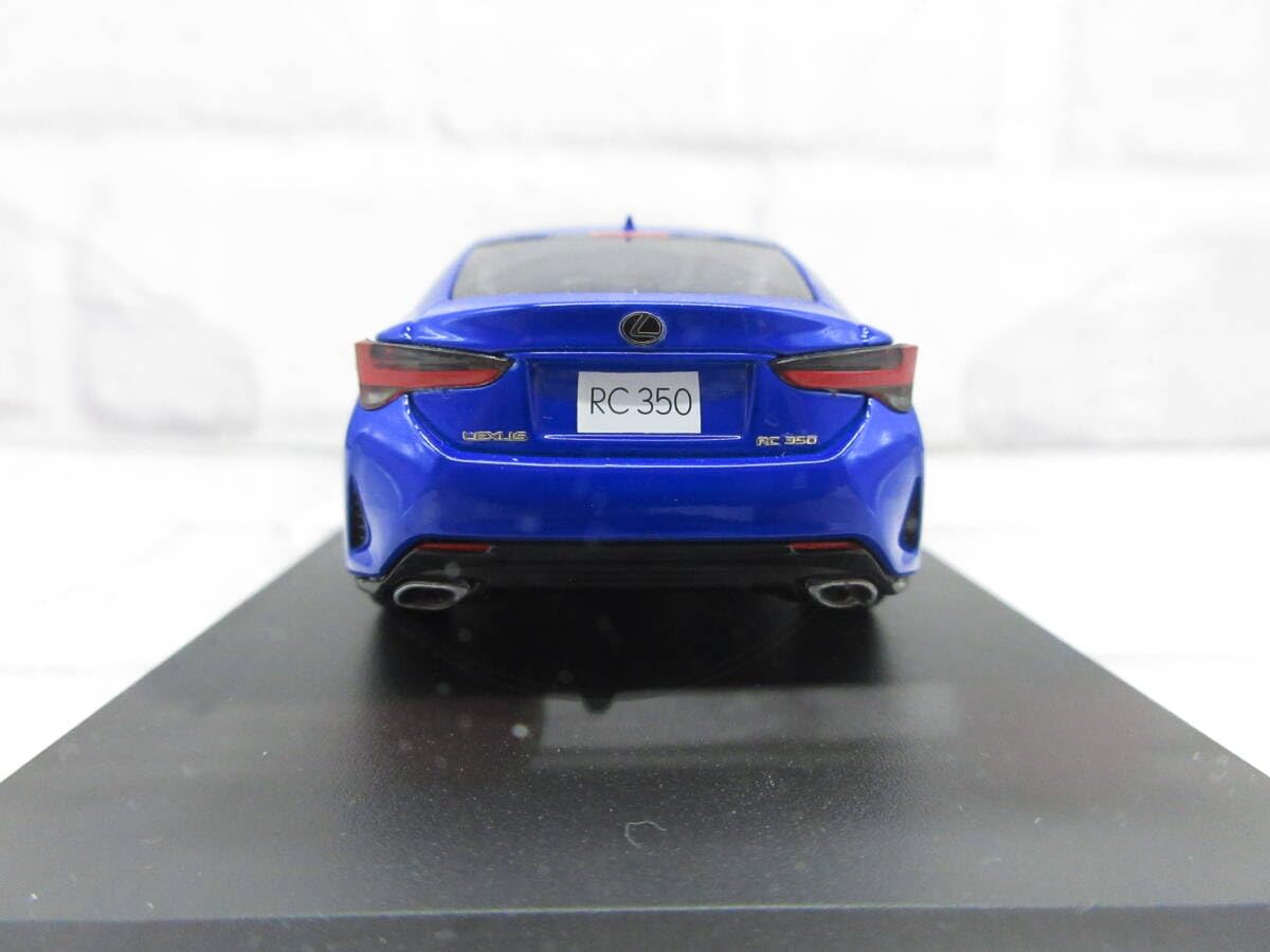 Amazon | ミニカー 1/43 レクサス RC350 Fスポーツ 後期 ヒートブルー