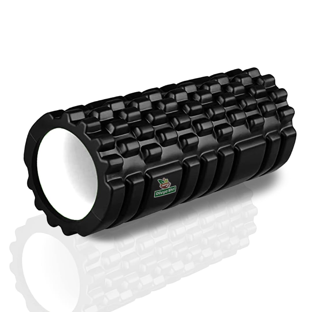 Divya Shri Foam Roller | For Back Pain, Deep Tissue Massage and Body Pain High | Density Foam Roller for Exercise in Gym, Home Back Roller for Muscle Recovery Massage Roller for Stretching, Fitness-33cm (B0C7MMQNH7) Amazon Price History, Amazon Price Tracker