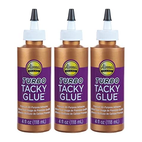 Aleene's Turbo Tacky Glue, 4 FL OZ - 3 Pack, Multi Cover