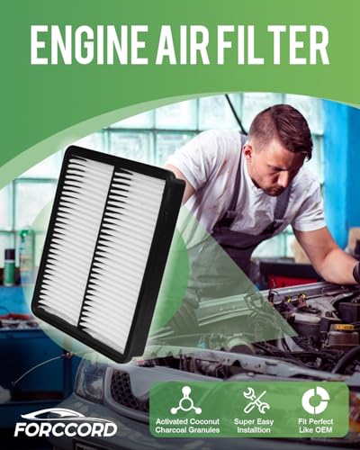 Image of Cabin & Engine Air Filter Kit for Honda Odyssey 2018-2026 V6 3.5L | Acura TLX 2021-2026 L4 2.0L, Replace#CF11182 CA12061, Activated Carbon Cabin Filter Car Accessories