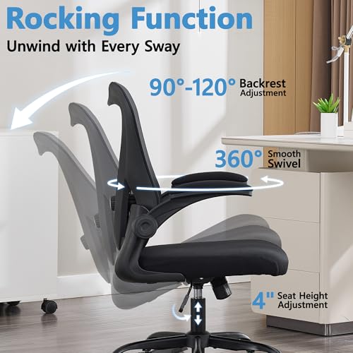Image of Office Chair, Ergonomic Computer Desk Chair with Lumbar Support