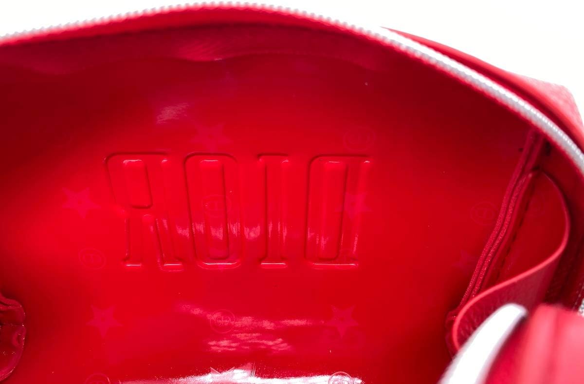 [ラッピング済み] ギフト プレゼントに最適★Dior ディオール ポーチ 小物入れ 赤 レッド チャーム ロゴ かわいい 化粧ポーチ 化粧 メイク コスメ