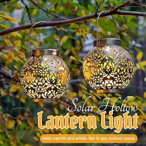 Lanterne solaire extérieure chaude pour illuminer une terrasse sans prise - 5