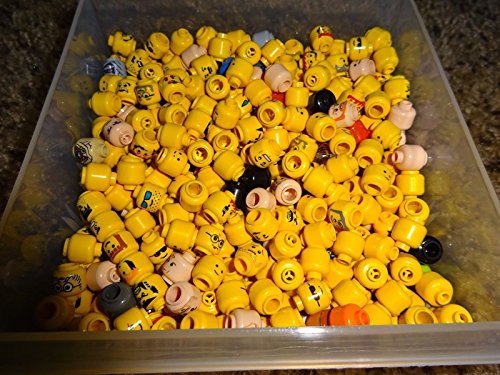 25 Random Lego Minifigure Heads