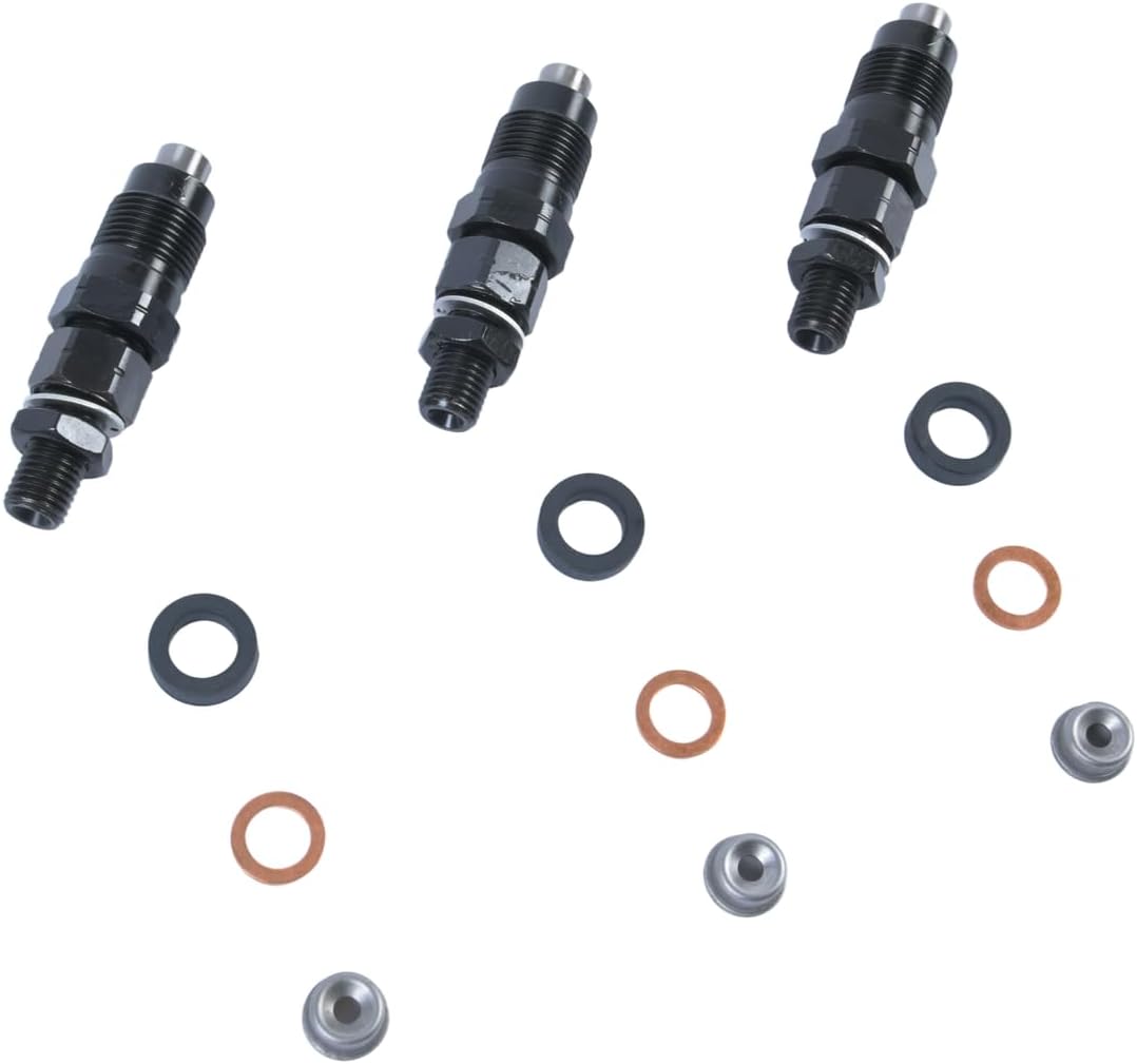 3Pcs H1600-53000 New Fuel Injector Fits For D722 D782 D902 Engine, Replace 16001-53000 16001-53001 16001-53002