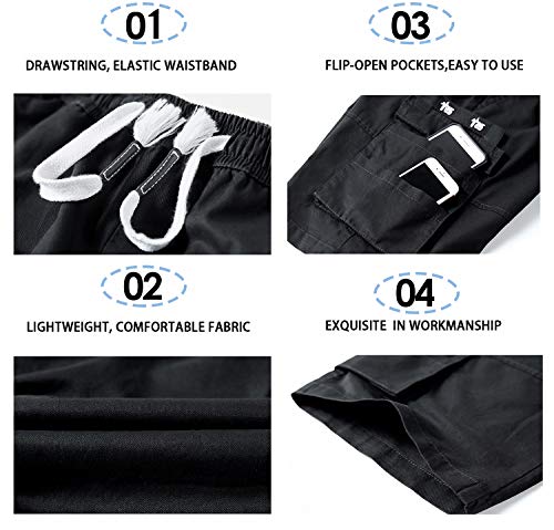 image for Kolongvangie Men's Outdoor Stretch Lightweight Shorts Cargo Pockets Hi