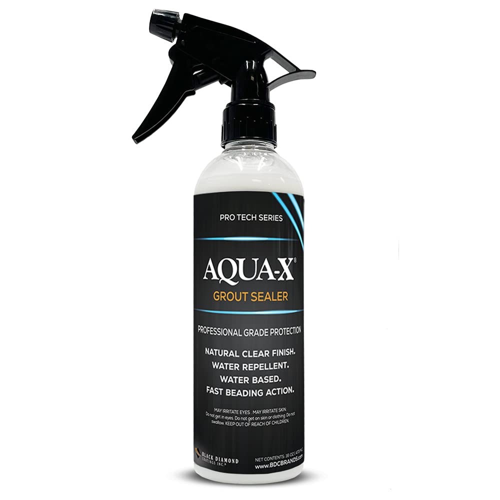 Buy AQUAX 16 Oz. Grout Sealer, Clear Grout and Tile Sealer, Natural