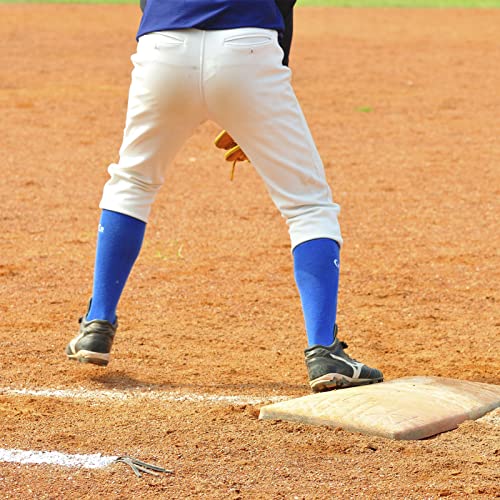 Youper Baseball Socks (2 Pairs) Over the Knee, Extra Long Football Socks3