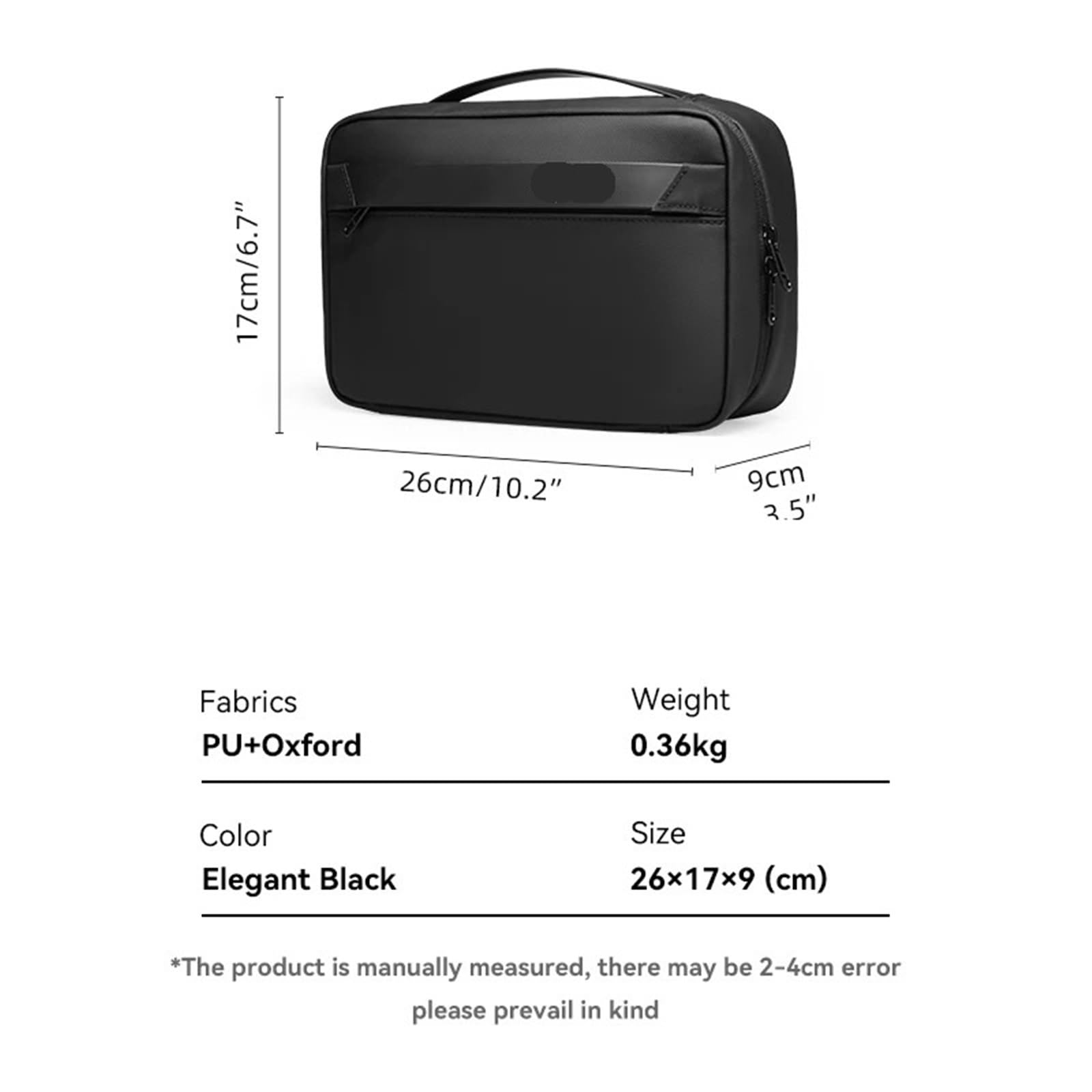 Borsa Da Toilette Da Viaggio Borsa da toilette da viaggio Borsa da viaggio d'affari da uomo Separazione asciutta e bagnata Borsa da bagno fitness Borsa da trucco impermeabile Borsa da lavaggio(Light G