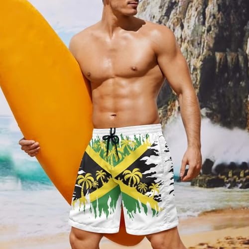 Swim Shorts Men 2025 Mens Swim Trunks Stylish Flag Beach Shorts S-4XL2