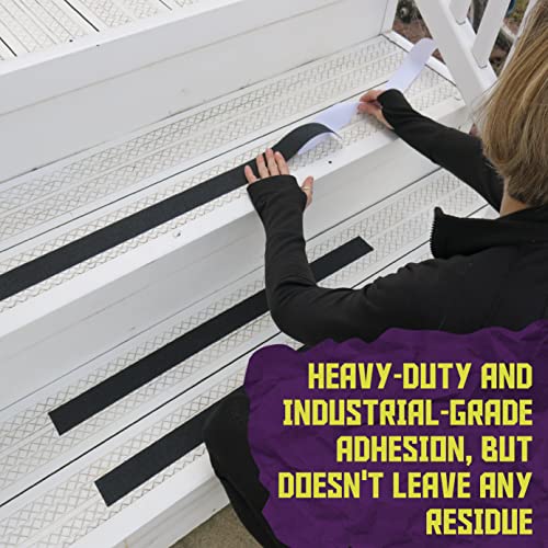 Atack Anti Slip Tape, Black, 4" X 30 Feet, Safety Track Tape Pet-Safe, Hypo-Allergenic, Weather Proof And Non Skid Indoor And Outdoor Safety Traction Tape #TOP3