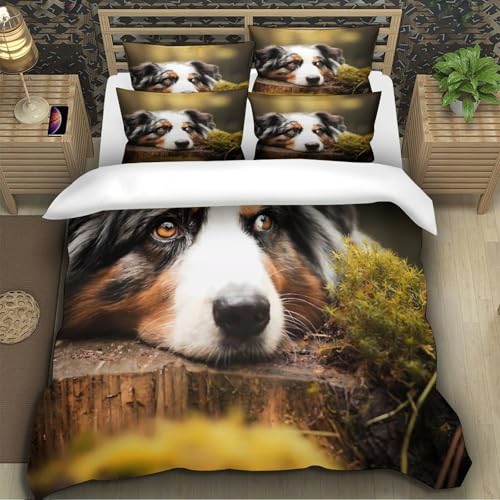 Housse de couette chien king en microfibre hypoallergénique et douce - 5