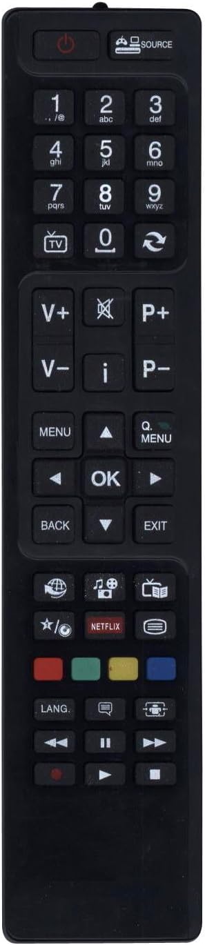 Remote Control LCD TV Remote control for TV BUSH DLED32287HDCNTDFVP
