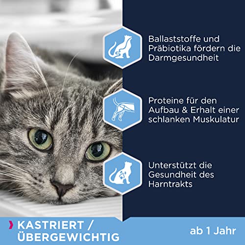 Eukanuba Sterilised Katzenfutter - fettarmes Premium Trockenfutter für den Gewichtserhalt bei sterilisierten / kastrierten Katzen, 2 kg