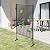 Outdoor Privacy Screens Freestanding, 36" W x 72" H Steel Pipes and Slats Panels, Outdoor Privacy Screen, Freestanding Decorative Privacy Screen for Balcony Patio Lawn Garden, Brown