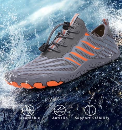 Grounded Footwear Barefoot Shoes for Women, Men Women Slip On Shoes Minimalist Barefoot Shoes Beach Hiking Water Sports Shoes3
