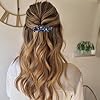 Haarschmuck Blau für Damen Kristall Stil Haarspange Luxus Schmuck Design Haarnadel Vintage Strass Barrettes Sparkly Braut Haarspangen für Frauen Und Mädchen Abendparty Hochzeit Täglicher Gebrauch #5