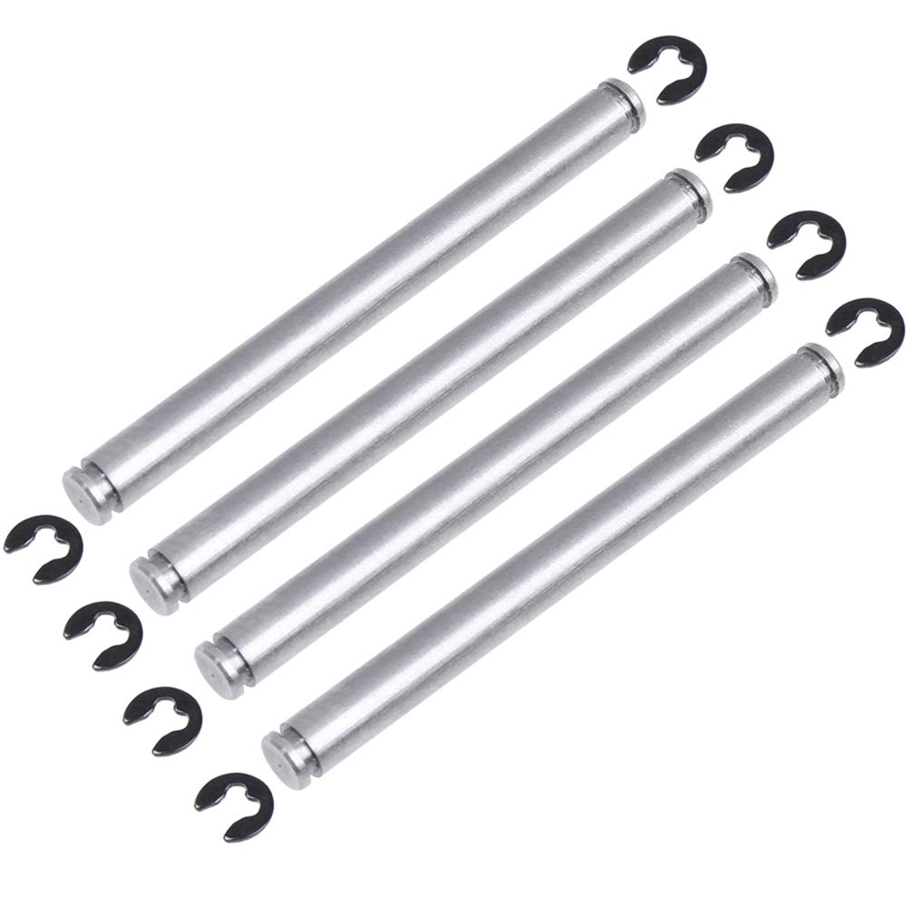 HobbyPark Suspension Pin 2.5x29mm w/Eclips for 1/10 Traxxas Rustler/Stampede/Bandit, Replacement of Parts 3740(4-Pack)