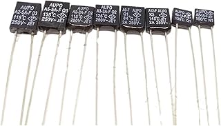 5PCS Square 1A 2A 3A 5A 250V Thermal Fuse 84C 102C 115C 125C 130C 135C 145C 150C Degree LED Fuse Temperature Switch (Color : 115C, Size : 5A)