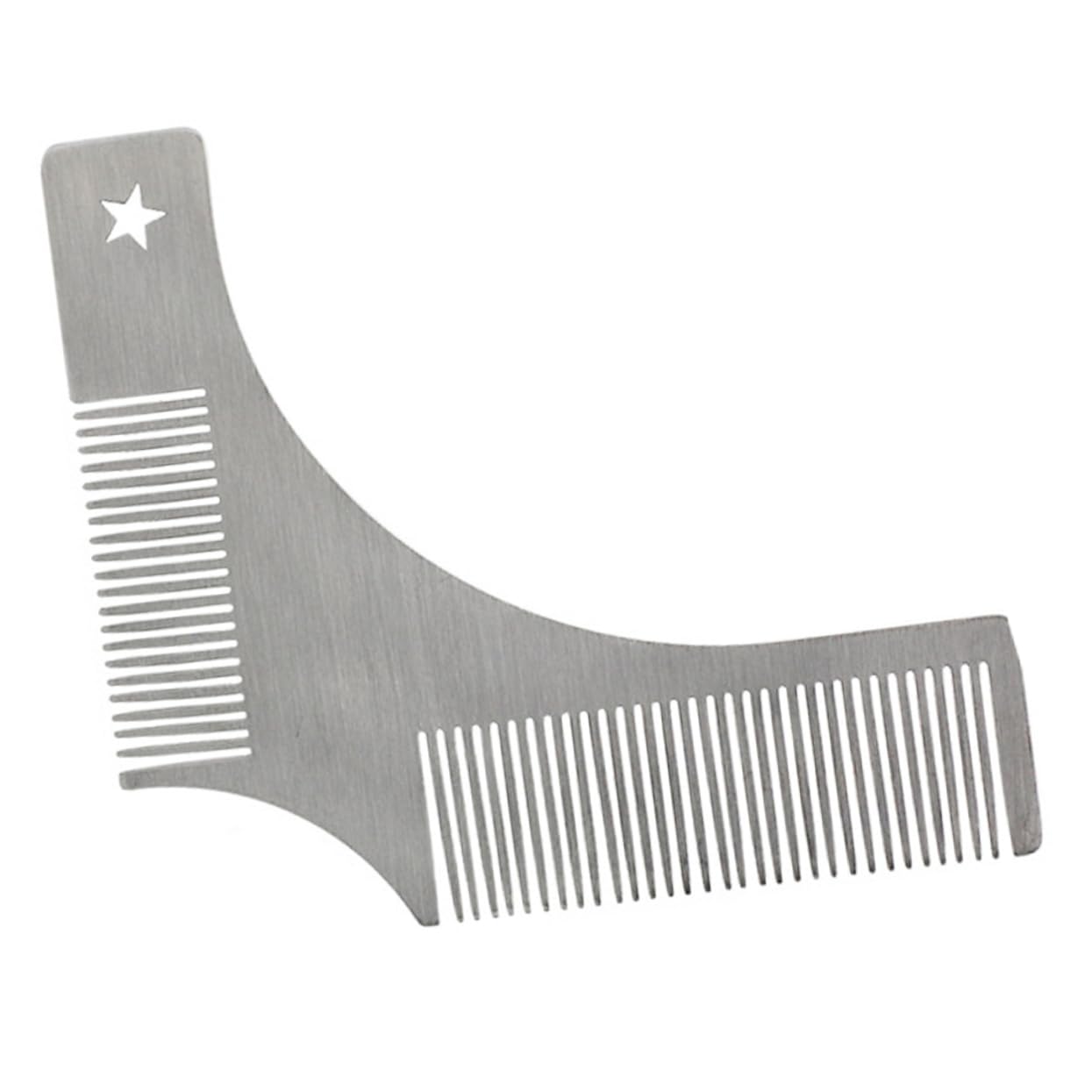 WRITWAA Beard Shaper for Men Trading Combs Beard Guide Hair Line up Tools Portable