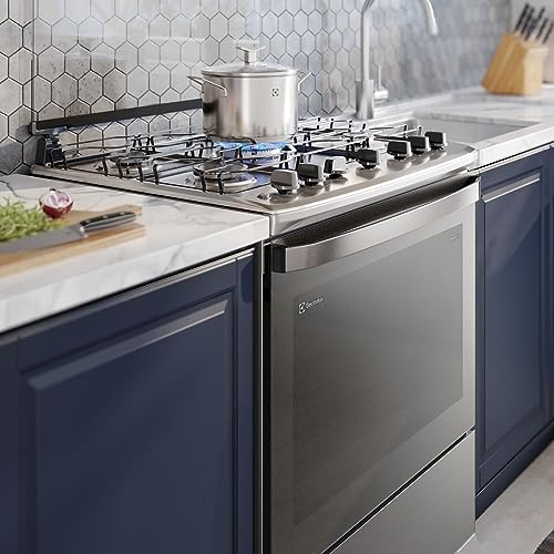 Fogão Electrolux 5 Bocas Experience com VaporBake Prata FE5TC