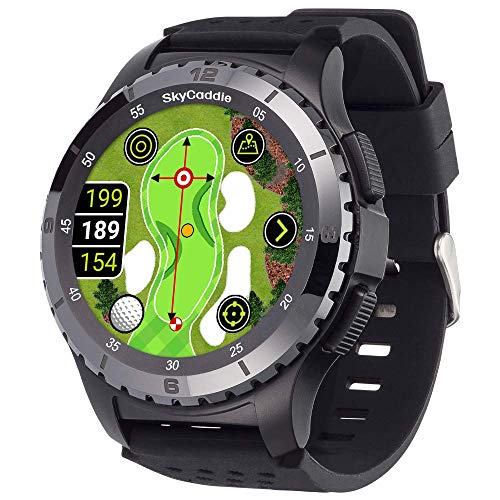 SkyCaddie LX5C Golf GPS Watch with Ceramic Bezel Black