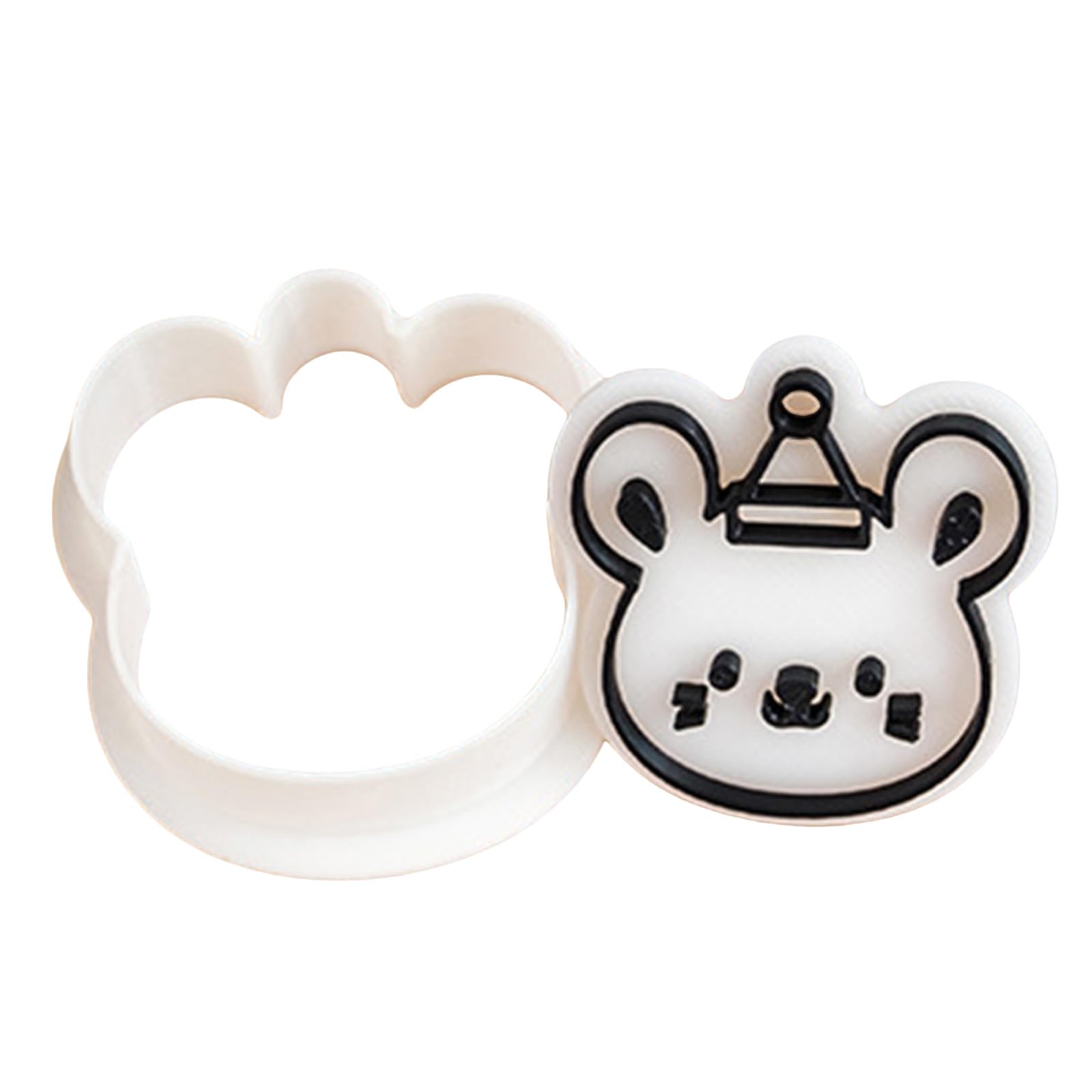 Xinsheinelry 1 Set Small Dough Molds Small Cookie Molds Biscuit Cutter Christmas Pastries Texture for Family Baking Fun Family Gathering Cookie