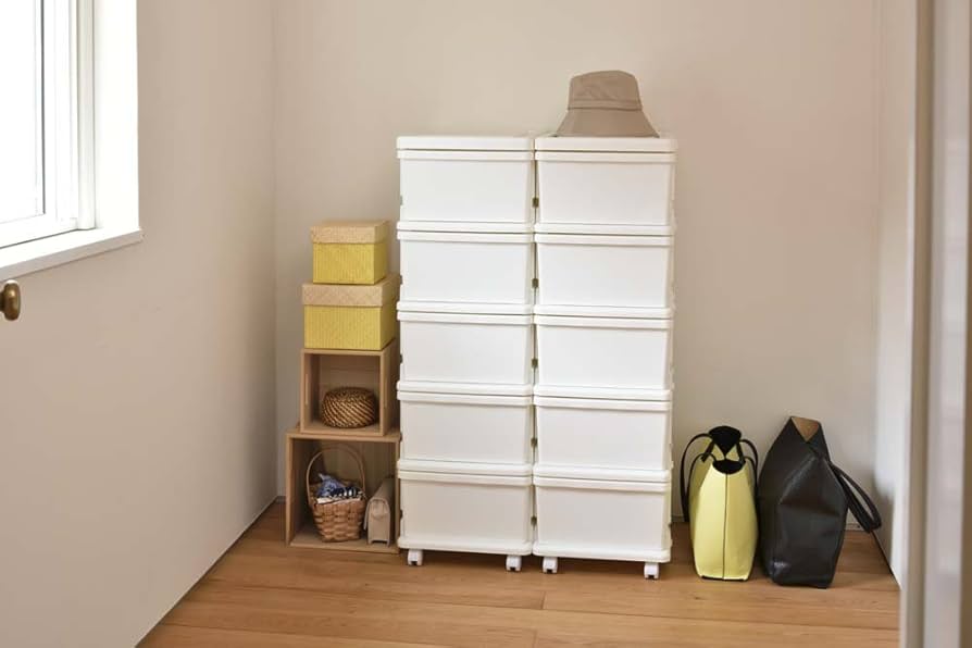 Amazon｜シーズユニット5段 (WHホワイト)｜チェスト・タンス