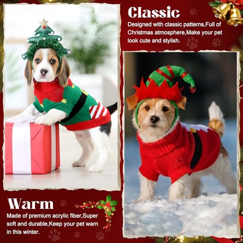 Set 8 Piezas Disfraz Navidad para Perro Talla Mediana miniatura 5