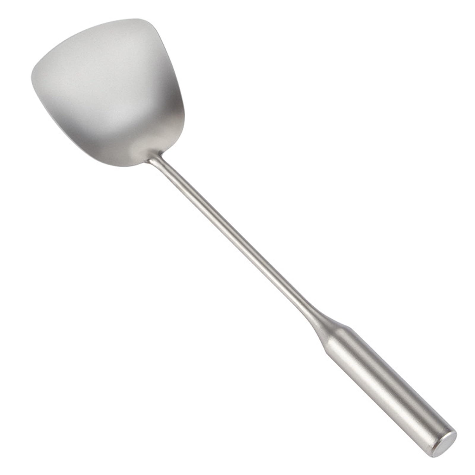 Espátula De Titanio Puro para Cocina Casera, Espátula De Cocina Individual con Mango De Madera, Cuchara Especial para Verduras De Gran Tamaño para Chef