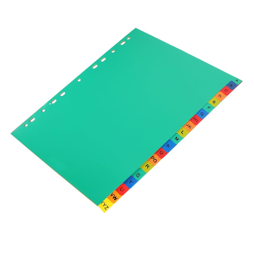 タブ3点 Amazon.co.jp: A-Z タブディバイダー 3リングバインダー用