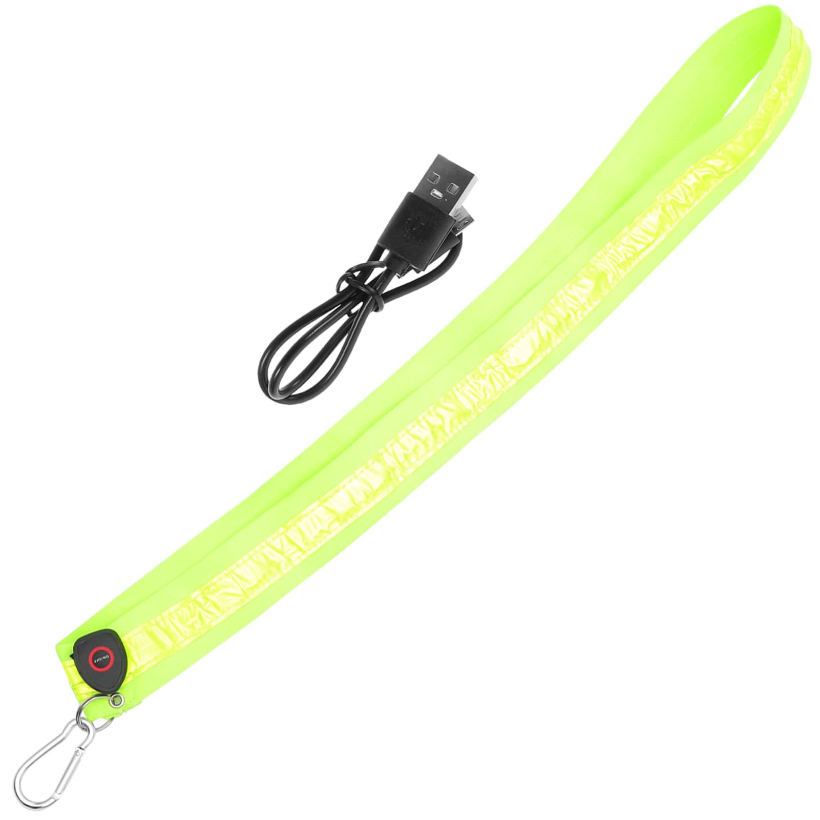 TOYANDONA Tirantes Cruzados Luminosos Luz LED Tren de rodaje Reflectante Corriendo Brazalete LED Correa de Hombro LED para Correr Equipo Nocturno Nylon Green