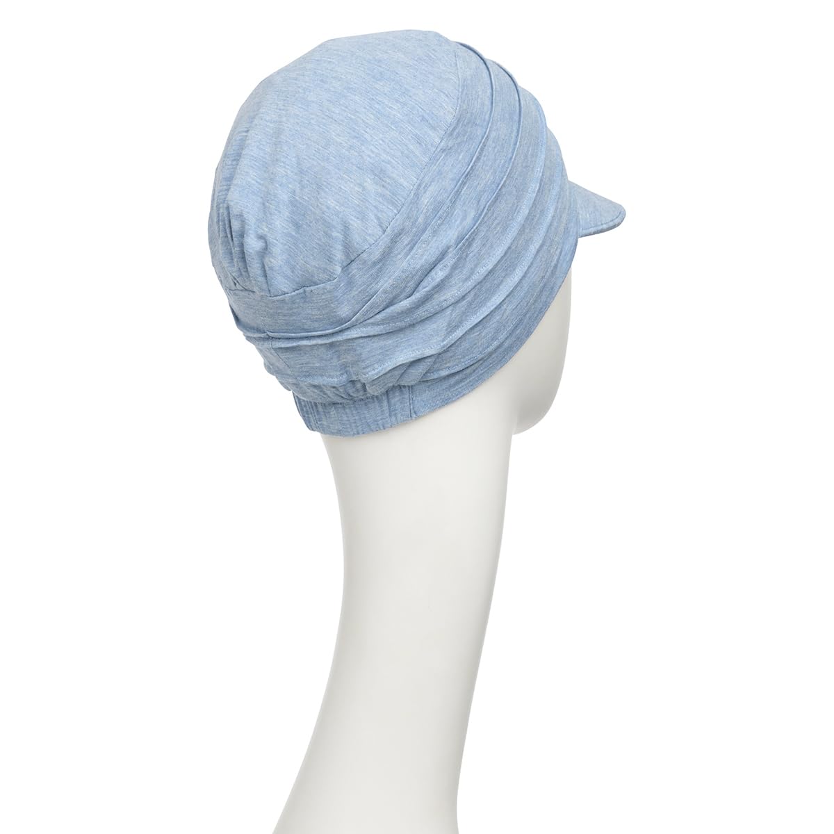 Christine Headwear Gorro Oncológico HocYoga Cap Azul Claro Melange 1582-0469 | Gorra Quimioterapia de Bambú Factor Solar 50+